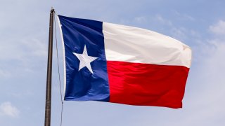 Foto de la bandera de Texas.