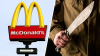 Tejano golpea a policía en la cabeza con machete en frente de un McDonald’s, según la policía