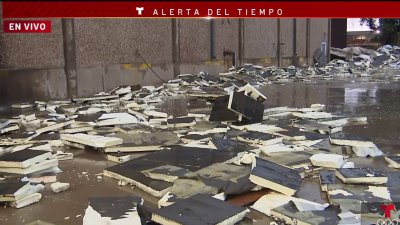 Colapsa techo de un negocio en Dallas