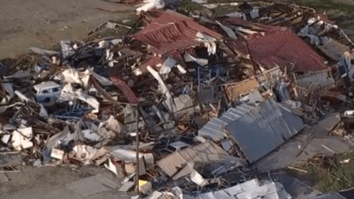 Imágenes de los destrozos en el condado Denton tras paso de tornado