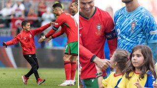 Cristiano Ronaldo durante el partido Turquía vs Portugal en Dortmund, Alemania, el 22 de junio de 2024.