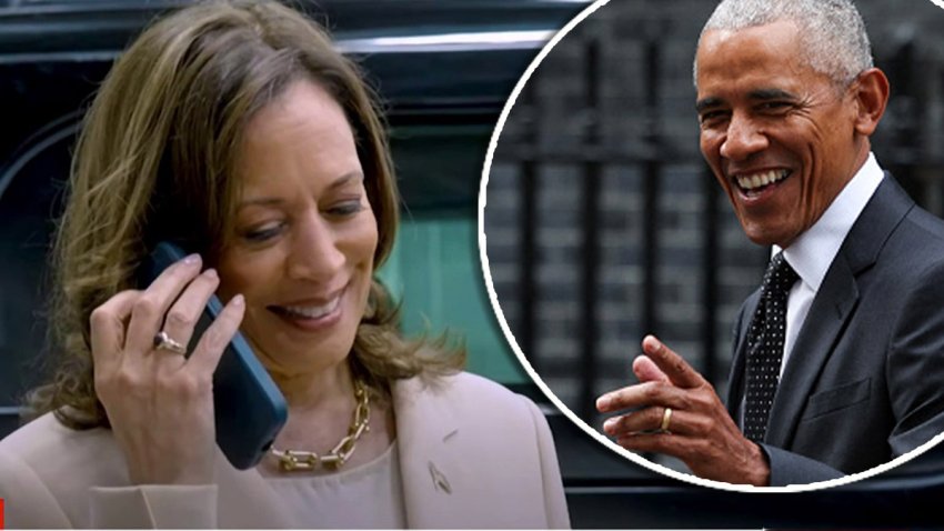 ¡Esto va a ser histórico! La llamada con la que los Obama respaldan a Kamala Harris