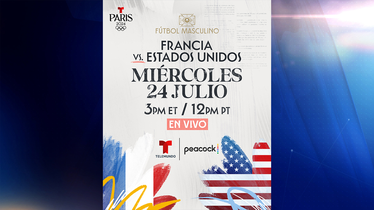 EEUU vs Francia debutan en el torneo de fútbol olímpico Telemundo