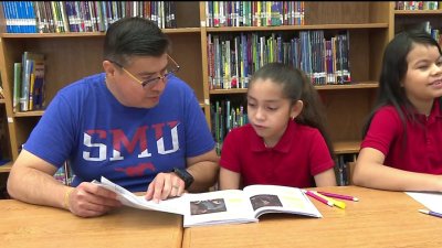 Programa para que papá sea parte de la educación de los niños en Dallas ISD