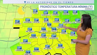 Temperaturas en los bajos 90 grados