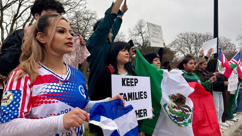 Protesters in Fort Worth