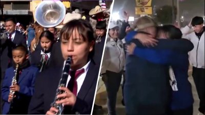 Miembros de banda musical Tacoaleche se reúnen con familiares tras visitar el FWSSR