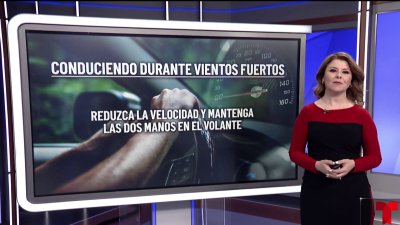 Recomendaciones por fuertes vientos en el Metroplex