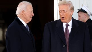 Joe Biden y Donald Trump en una foto de archivo.