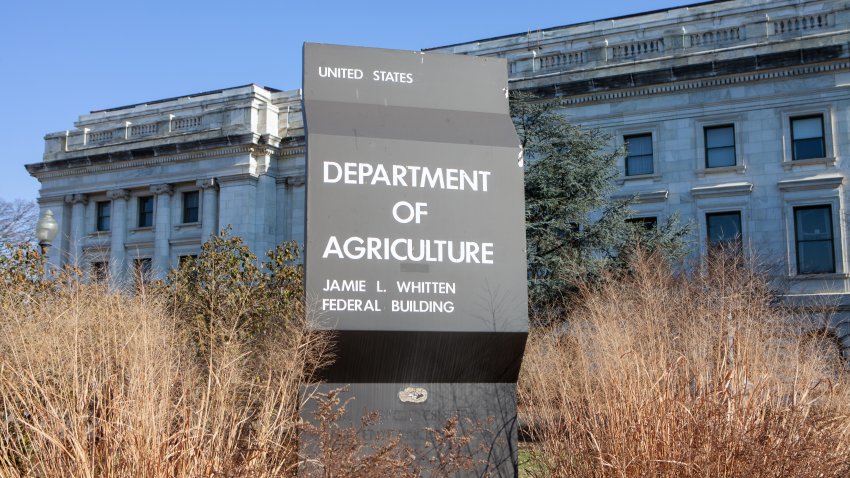 WASHINGTON, DC – DECEMBER 26, 2018: Sign for the Department of Agriculture (USDA) which is closed due to the partial government shutdown.