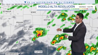 Viernes con tormentas pasajeras