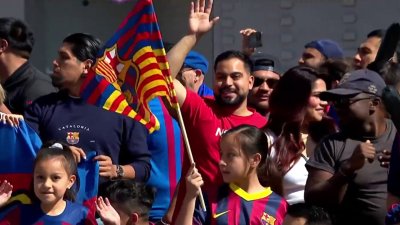 Celebran en el norte de Texas la victoria del FC Barcelona