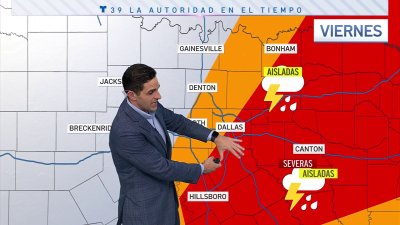 Potencial de lluvia a partir del viernes