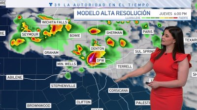 Riesgo de tiempo severo este jueves