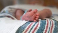 A 2-week-old baby’s foot is pictured in the neonatal intensive care unit at Dell Children’s Medical Center in Austin, Texas, on Nov. 27, 2023. (Mikala Compton / American-Statesman / USA TODAY NETWORK)