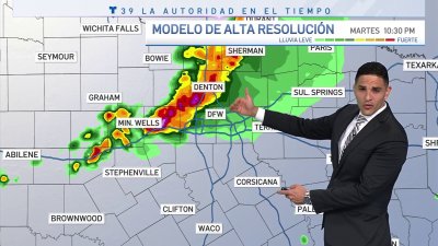 Riesgo de tormentas esta noche