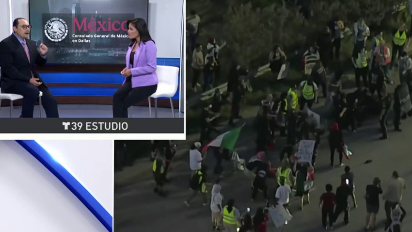 “Manifestarse pacíficamente” pide el Cónsul de México en Dallas