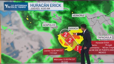 Se forma el huracán Erick en el Pacífico y amenaza las costas mexicanas