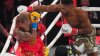 Anthony Joshua sale victorioso tras noquear varias veces a Jake Paul