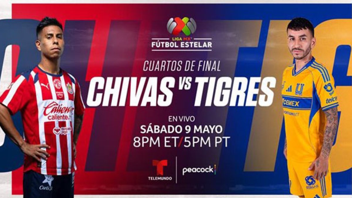 Cuartos de final de la Liga MX: Chivas vs Tigres – Telemundo Dallas (39)