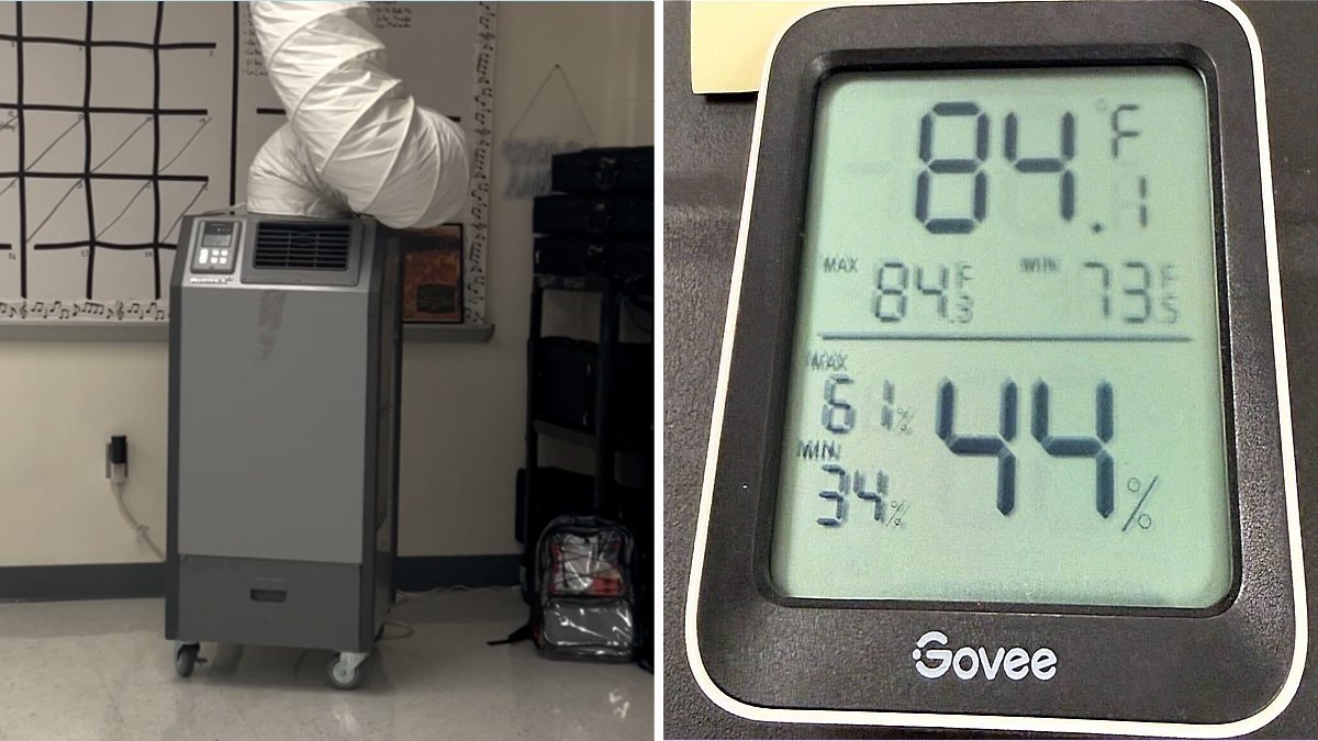 Denuncian salones sin A/C en la Grand Prairie Fine Arts Academy