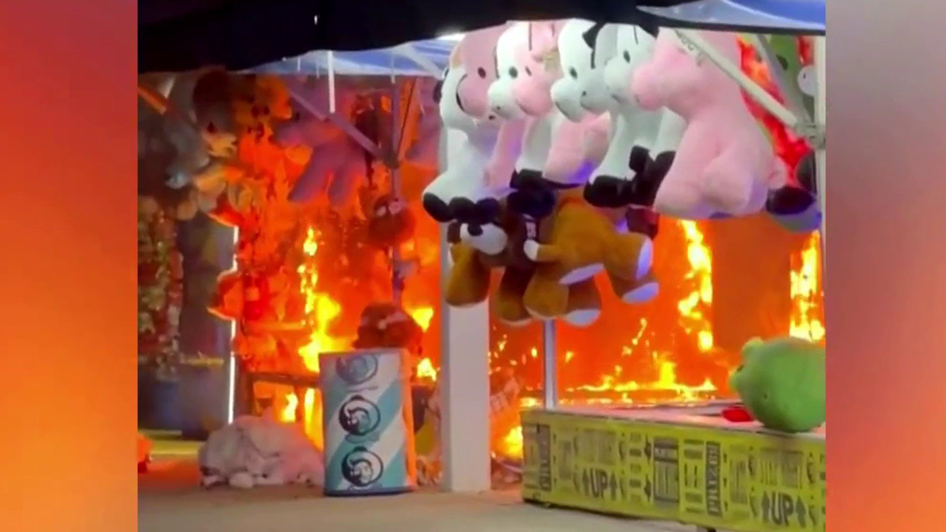 Incendio en la Feria Estatal de Texas destruye dos juegos