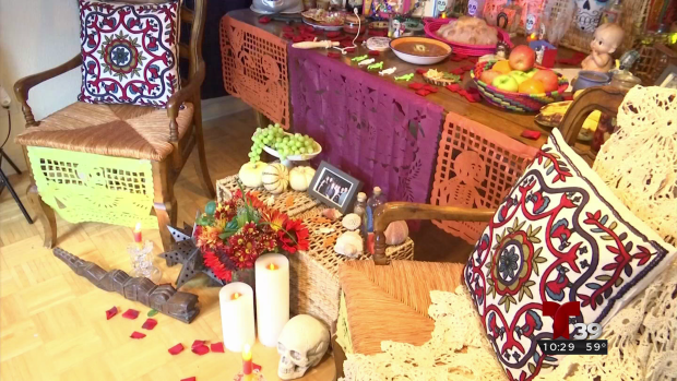 Celebración del día de los muertos